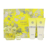 Yellow Diamond by Versace 3 Oz Eau De Toilette Spray Gift Set for Women