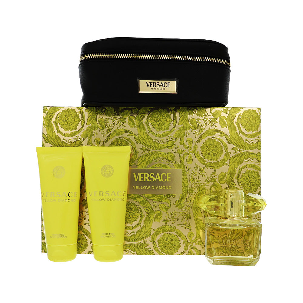 Yellow Diamond by Versace 3.0 Oz Eau De Toilette Gift Set for Women