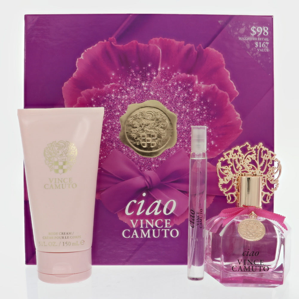 Ciao 3.4 Bl by Vince Camuto 5.0 Oz Eau De Parfum Spray for Women 3 Pc Set