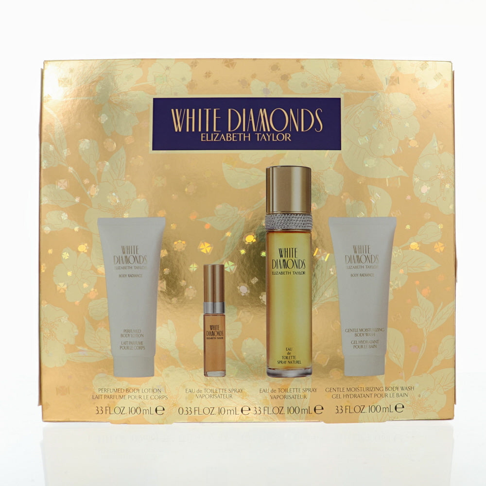 White Diamonds by Elizabeth Taylor 3.3 Oz Eau De Toilette Gift Set for Women