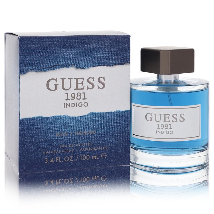 Guess 1981 Indigo by Guess 3.4 Oz Eau De Toilette Spray for Men
