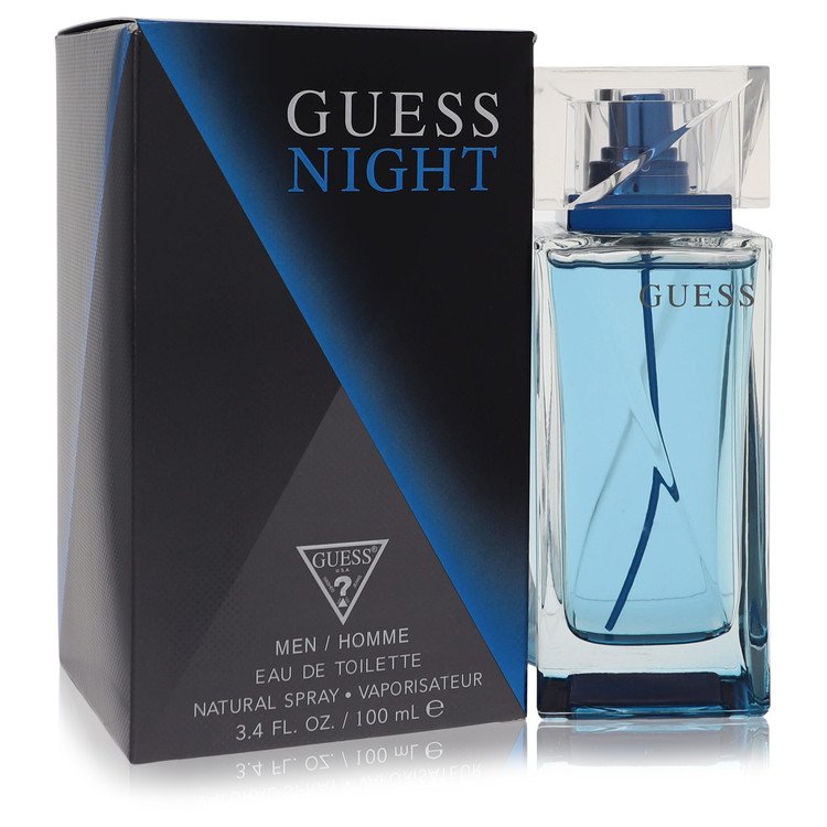 Guess Night By Guess 3.4 Oz Eau De Toilette Spary For Men In Box