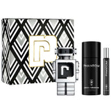 Paco Rabanne Phantom 3 Pc Set Eau De Toilette Spray 3.4, Deo 5.1, Spray 0.34 Oz by Paco Rabanne for Men