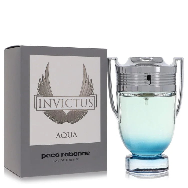 Invictus Aqua by Paco Rabanne 3.4 oz Eau De Toilette Spray for Men