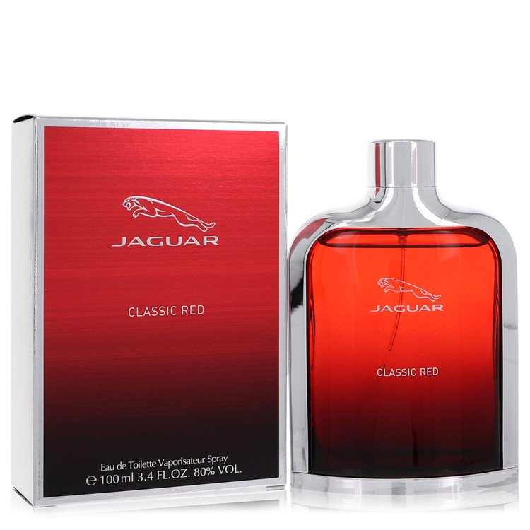 Jaguar Classic Red by Jaguar 3.4 Oz Eau De Toilette Spray for Men