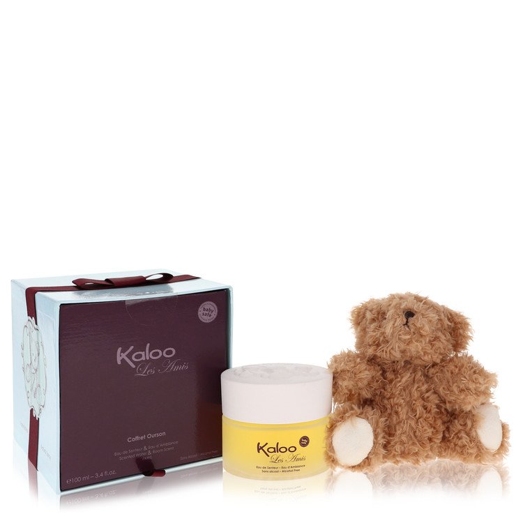 Kaloo Les Amis by Kaloo 3.4 Oz Eau De Senteur Spray / Room Fragrance Spray (alcohol Free) + Free Fluffy Bear for Men