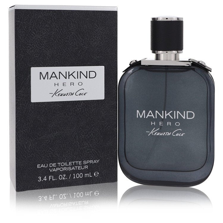 Mankind Hero by Kenneth Cole 3.4 Oz Eau De Toilette Spray In Box for Men