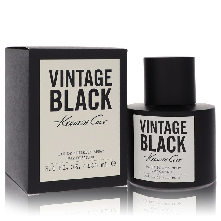 Kenneth Cole Vintage Black by Kenneth Cole 3.4 Oz Eau De Toilette Spray for Men