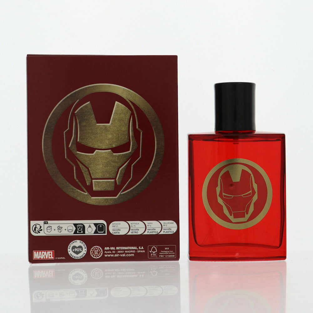 Iron Man By Marvel 3.4 Oz Eau De Toilette Spray For Children In Box