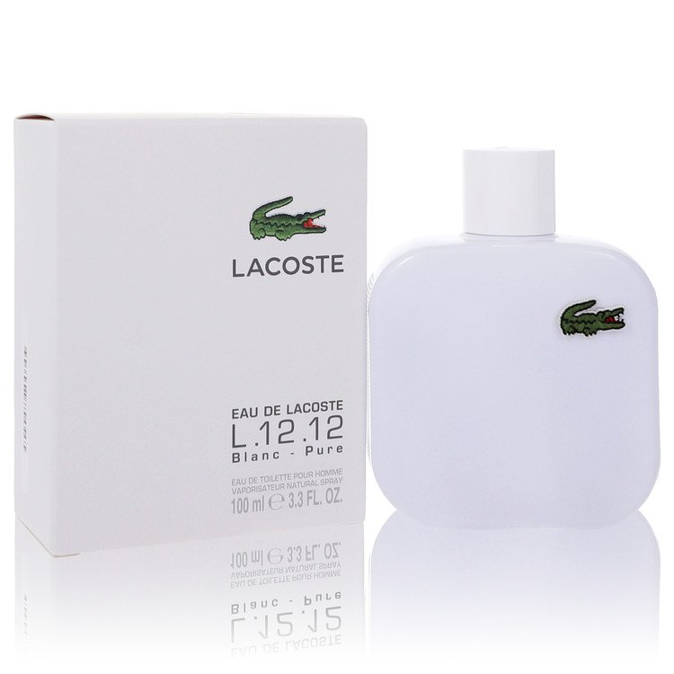 Lacoste Eau De Lacoste L.12.12 Blanc By Lacoste Cologne 3.3 Oz Eau De Toilette Spray For Men - Box