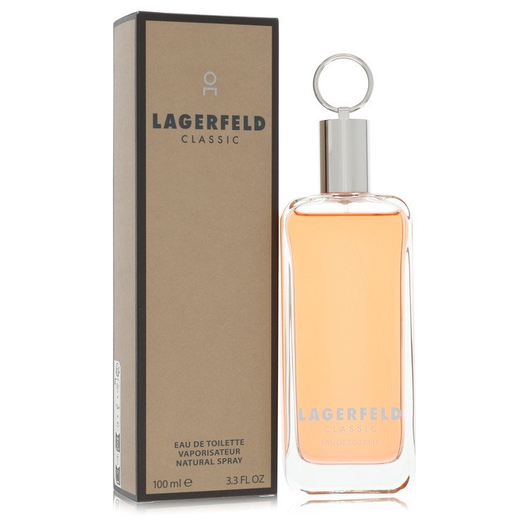Classic 3.3 by Lagerfeld 3.3 Oz Eau De Toilette Spray for Men