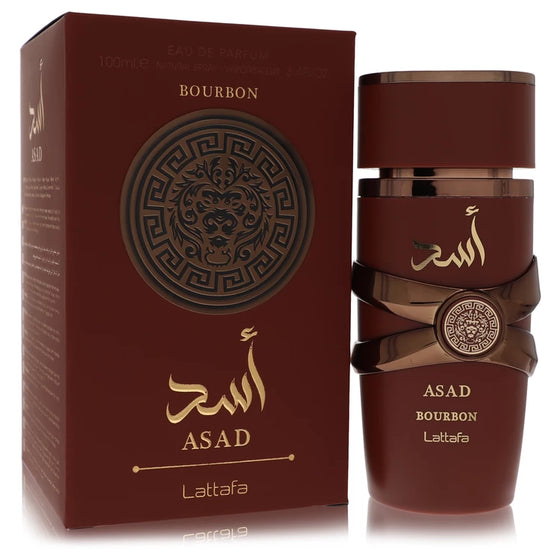 Asad Bourbon by Lattafa 3.4 Oz Eau De Parfum Spray for Men