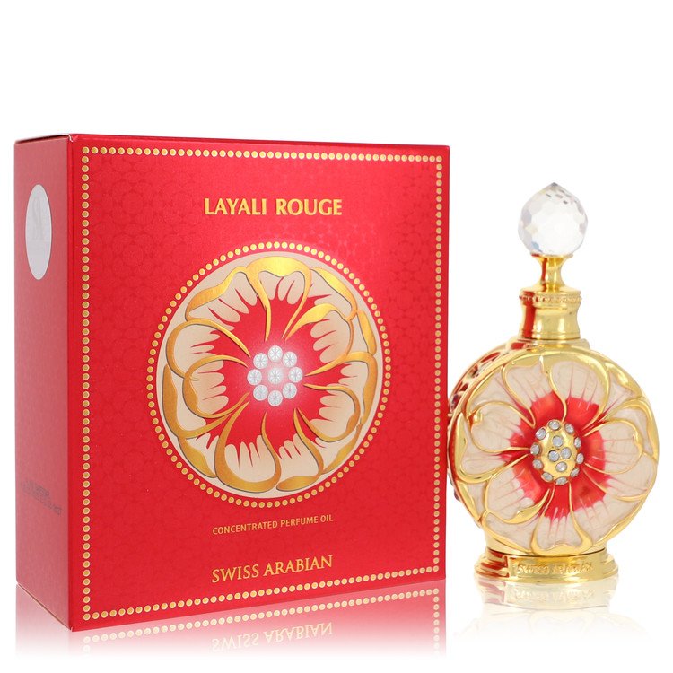 Swiss Arabian Layali Rouge by Swiss Arabian Concentrated Perfume Oil 0.5 oz | Women Collection by AAA Beauty - Premium Women Perfume and Cologne | AAA Beauty