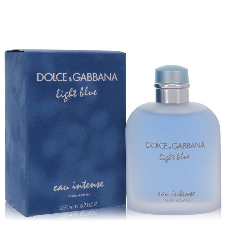 Dolce & Gabbana Light Blue Eau Intense 6.8 Oz Eau De Parfum Spray By Dolce & Gabbana For Men