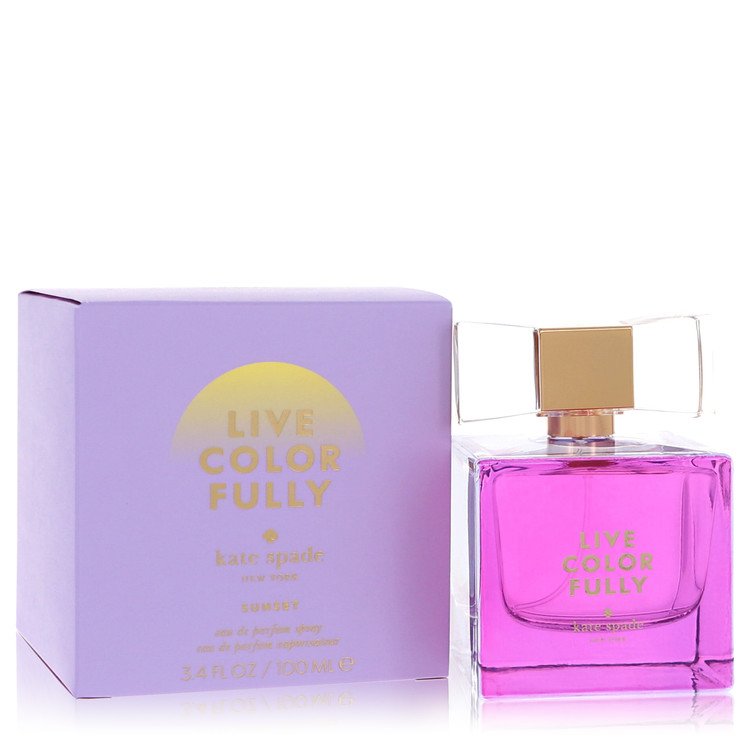 Live Colorfully Sunset by Kate Spade Eau De Parfum Spray 3.4 Oz for Women