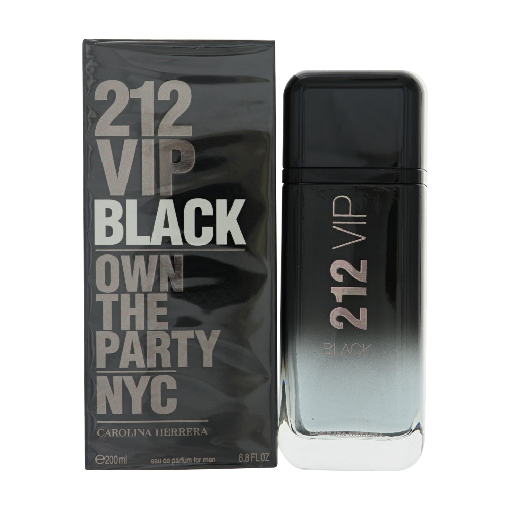 212 Vip Black By Carolina Herrera 6.8 Oz Eau De Parfum Spray For Men In Box
