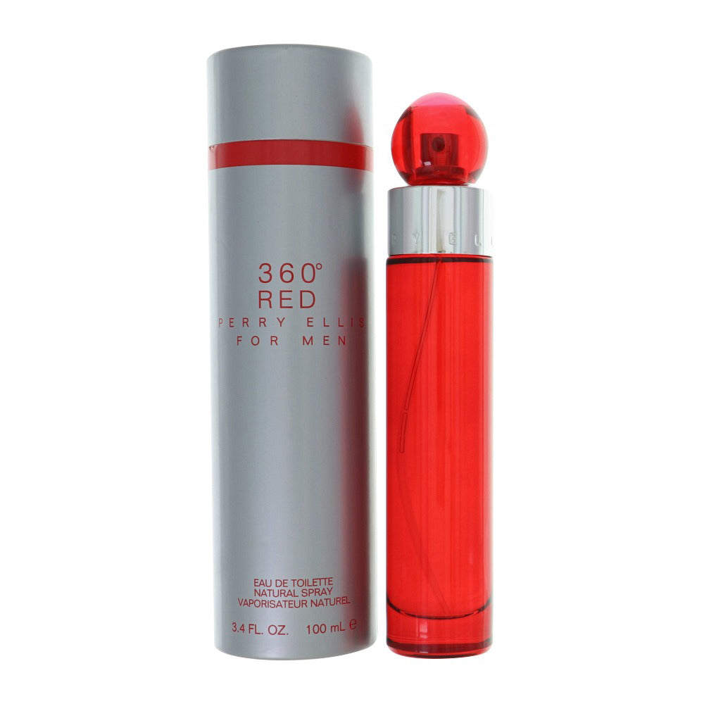 360 Red by Perry Ellis 3.4 Oz Eau De Toilette Spray for Men