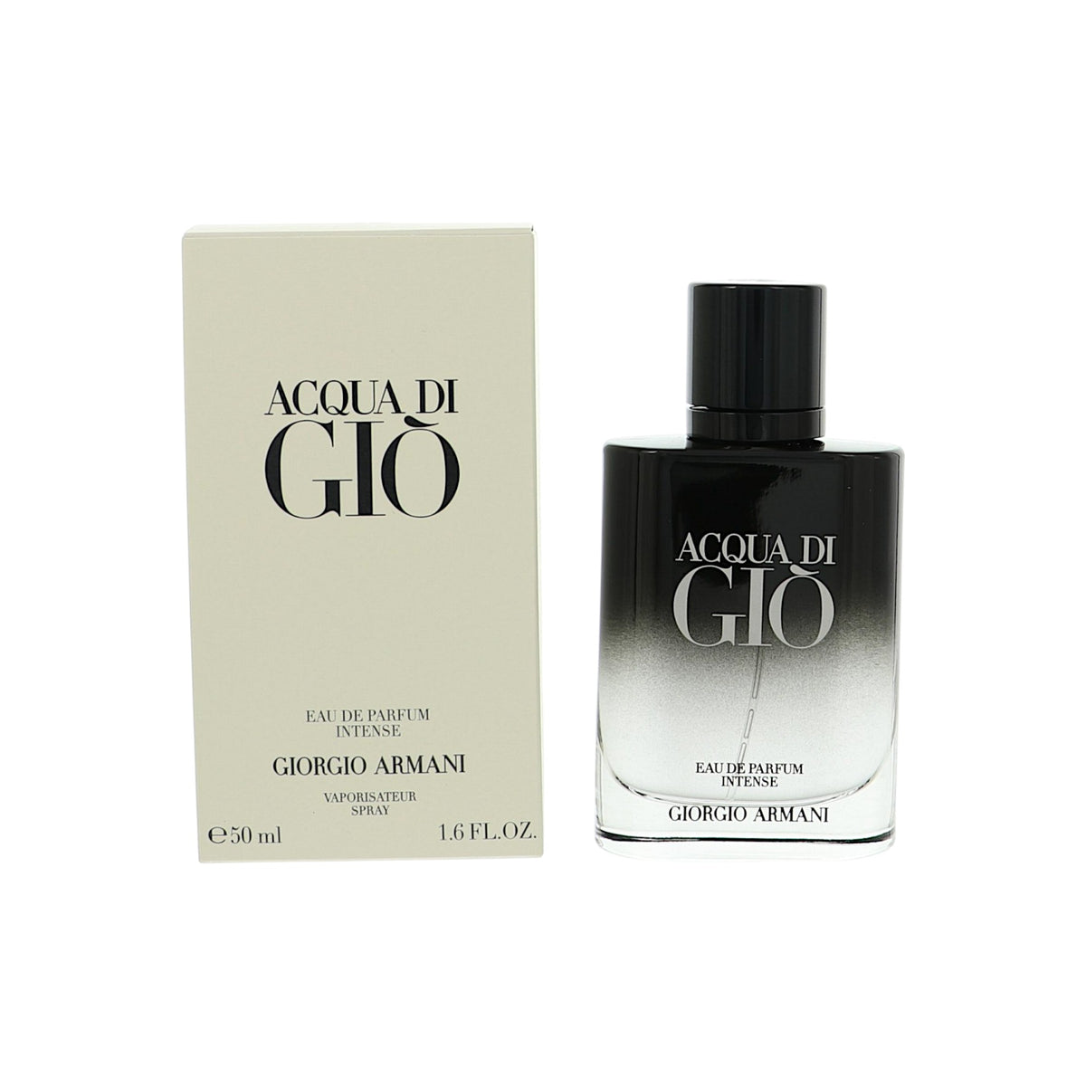 Acqua Di Gio Intense by Giorgio Armani 1.6 Oz Eau De Parfum Spray In Box for Men