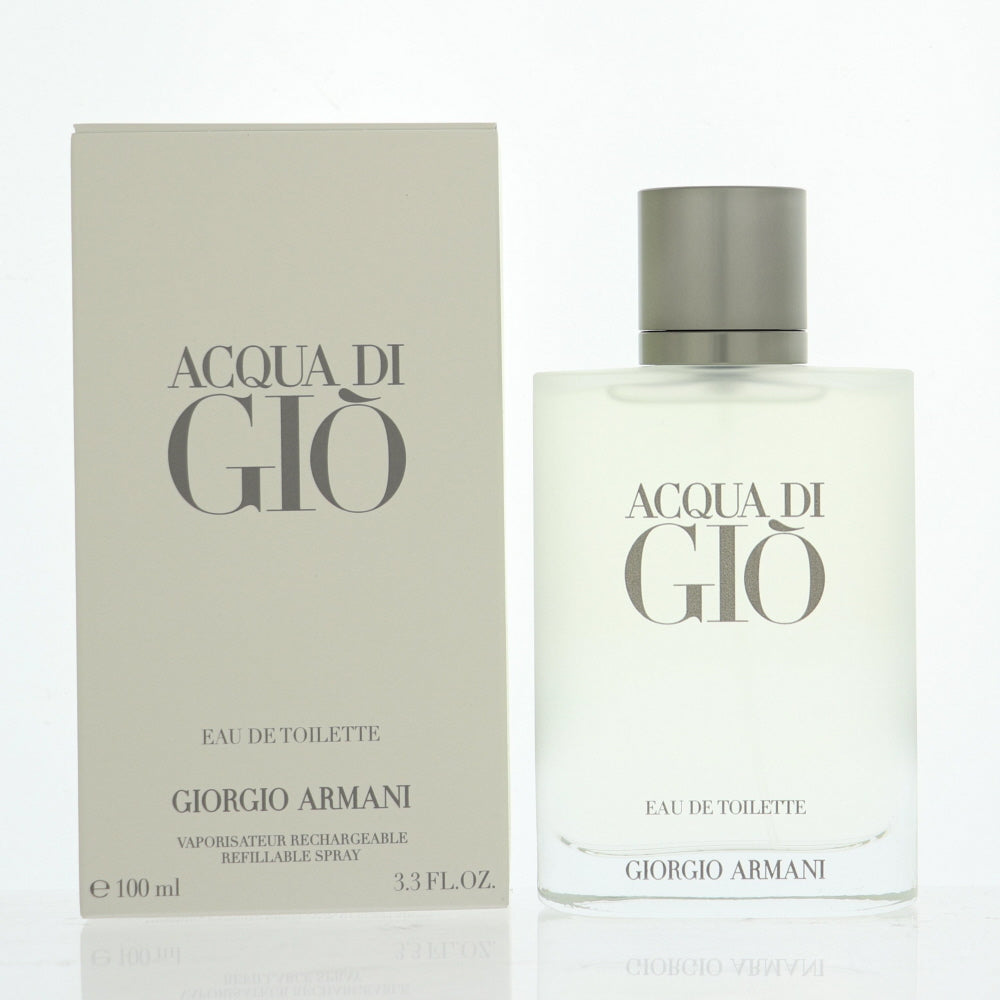 Acqua Di Gio by Giorgio Armani 3.3 Oz Eau De Toilette for Men