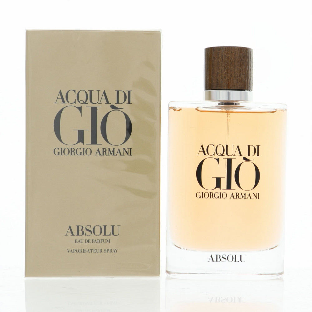 Acqua Di Gio Absolu by Giorgio Armani 4.2 Oz Eau De Parfum Spray for Men