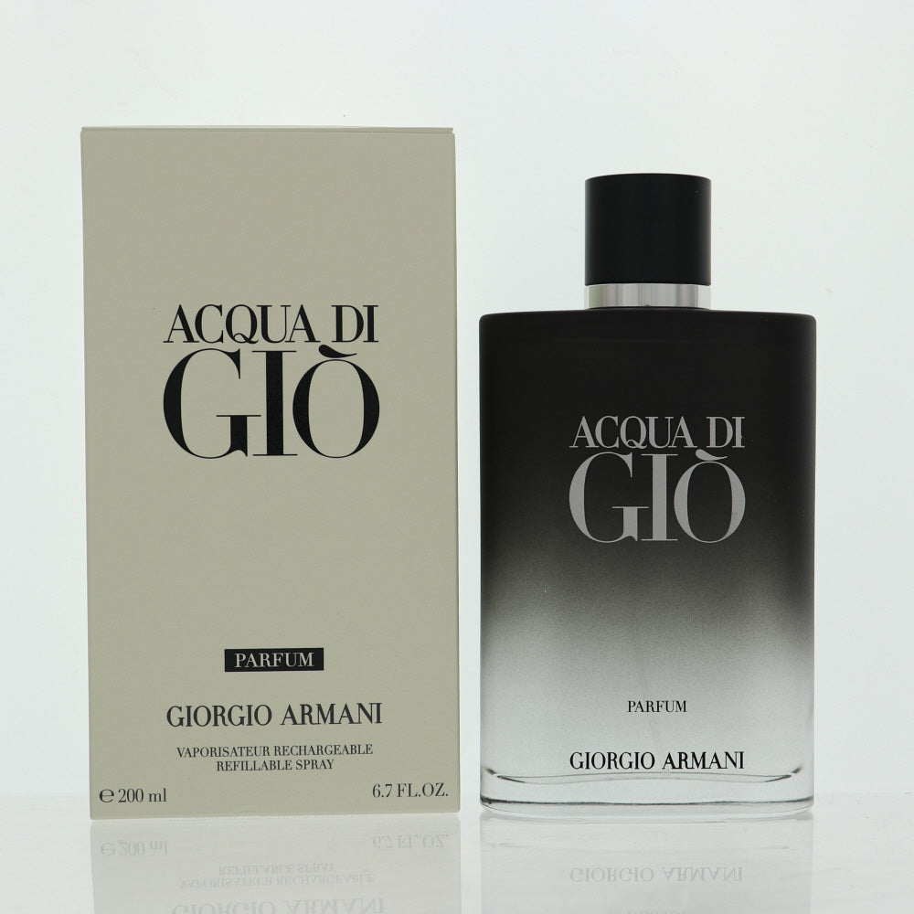 Acqua Di Gio Parfum By Giorgio Armani Cologne 6.7 Oz Parfum Spray For Men - Box