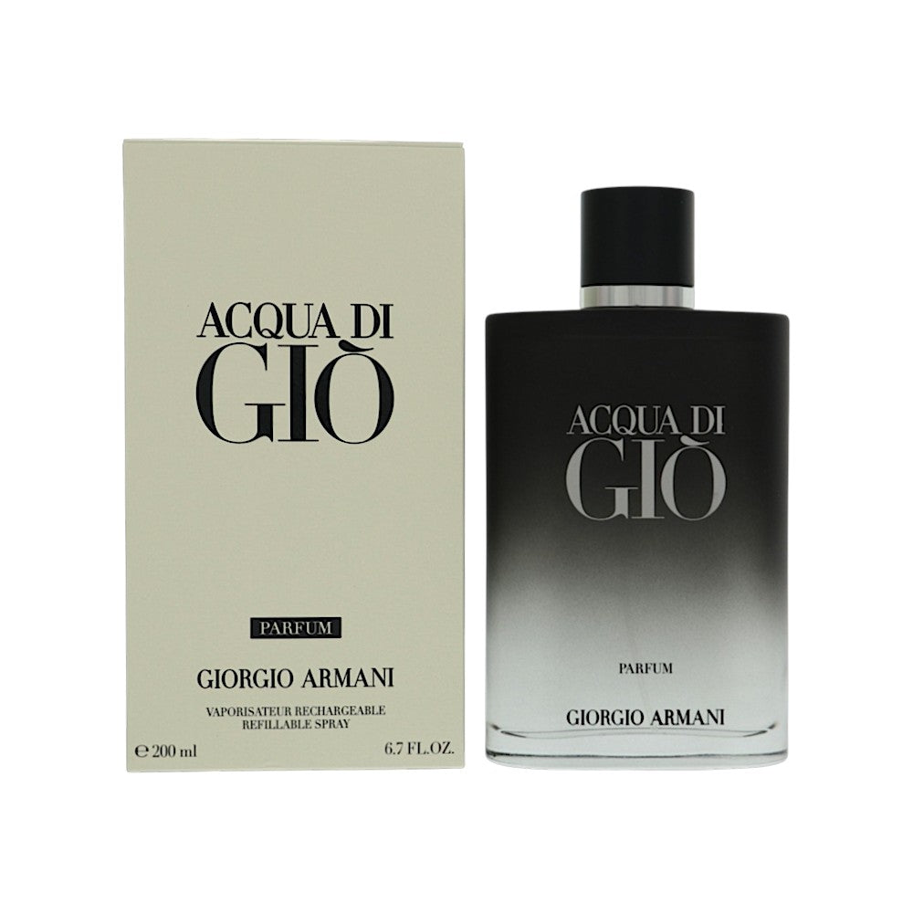 Acqua Di Gio by Giorgio Armani 6.7 Oz Parfum Spray In Box for Men