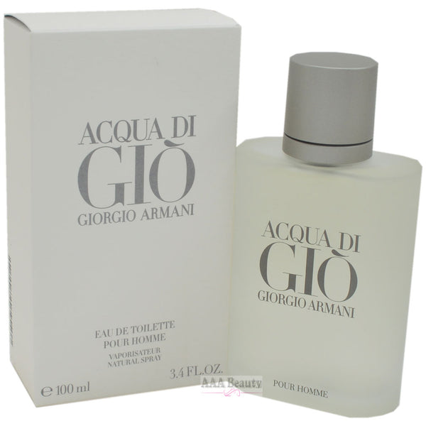 Acqua Di Gio By Giorgio Armani 3.4 Oz Eau De Toilette Spray For Men In Box