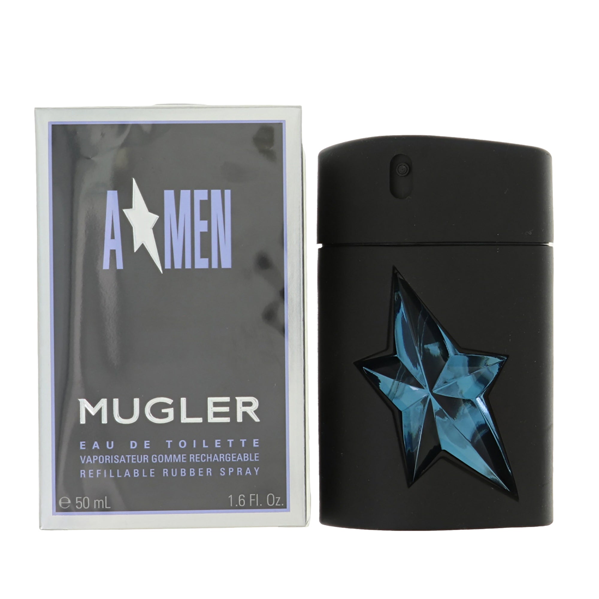 Angel Men By Thierry Mugler 1.6 Oz Eau De Toilette Spray (Rubber Bottle) For Men In Box