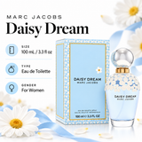 Marc Jacobs Daisy Dream by Marc Jacobs 3.3 Oz Eau De Toilette Spray In Box for Women