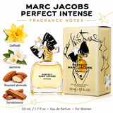 Marc Jacobs Perfect Intense by Marc Jacobs 1.6 Oz Eau De Parfum Spray In Box for Women