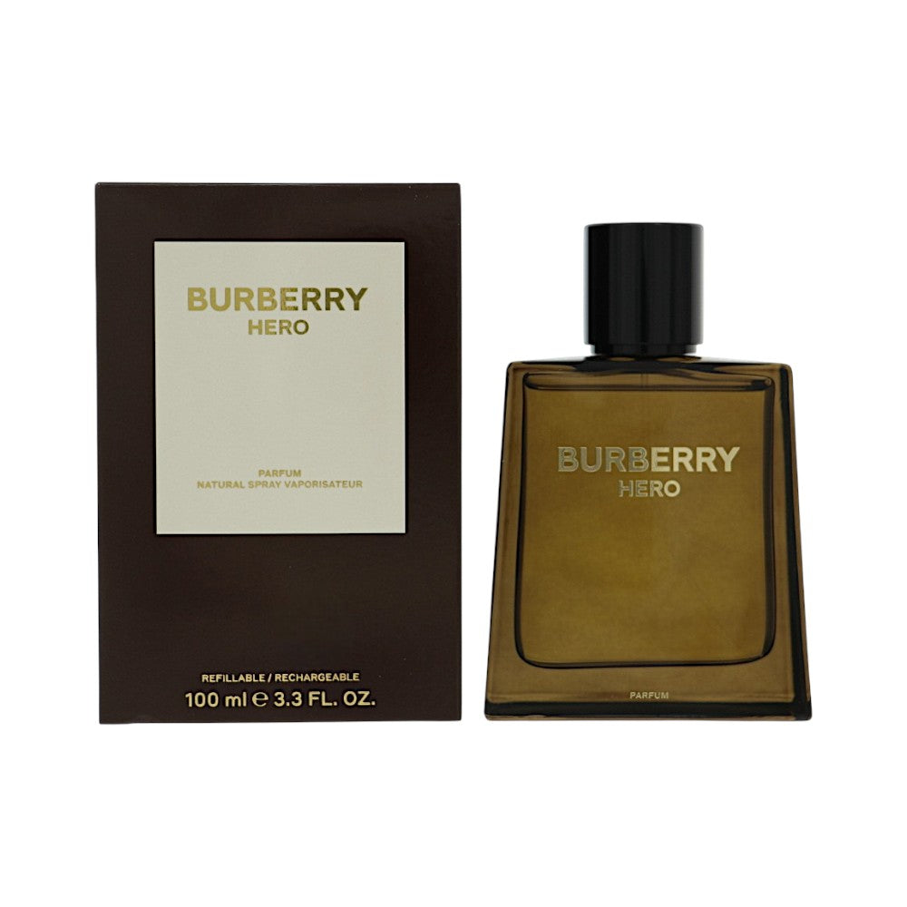Burberry Hero by Burberry 3.3 Oz Parfum Spray In Box for Men
