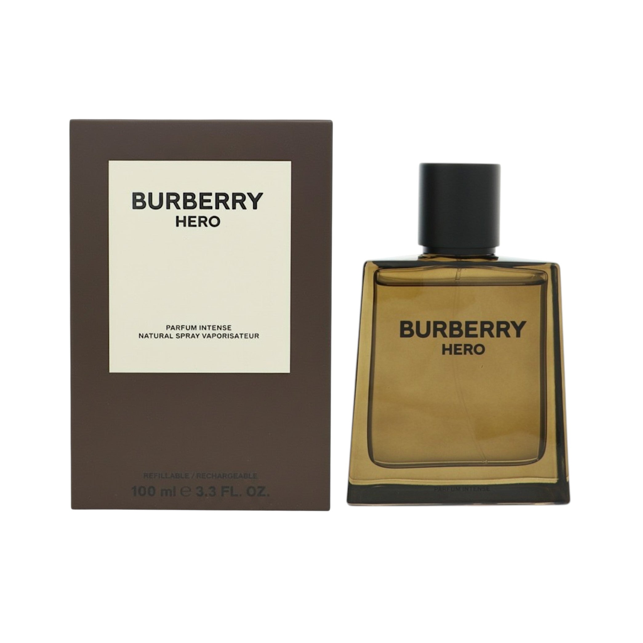 Burberry Hero Intense by Burberry 3.3 Oz Parfum Spray In Box for Men