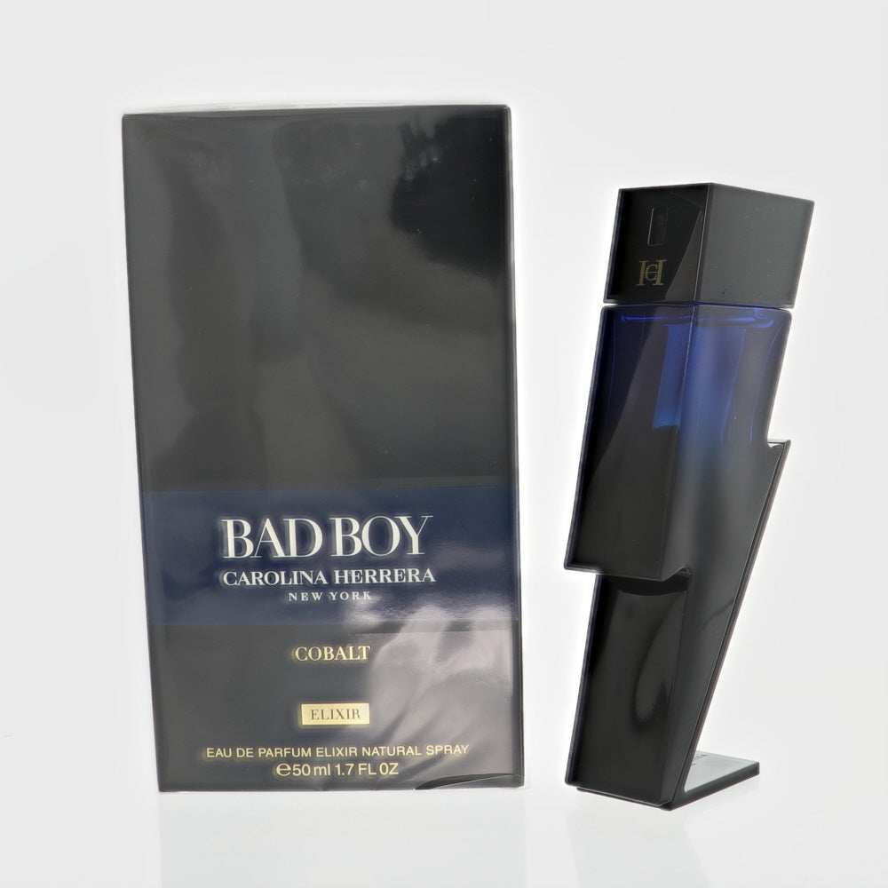 Bad Boy Cobalt Elixir By Carolina Herrera Cologne 1.7 Oz Eau De Parfum Spray For Men - Box
