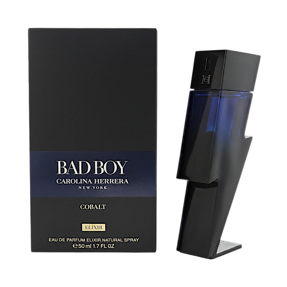 Bad Boy Cobalt Elixir by Carolina Herrera 1.7 Oz Eau De Parfum Spray In Box for Men