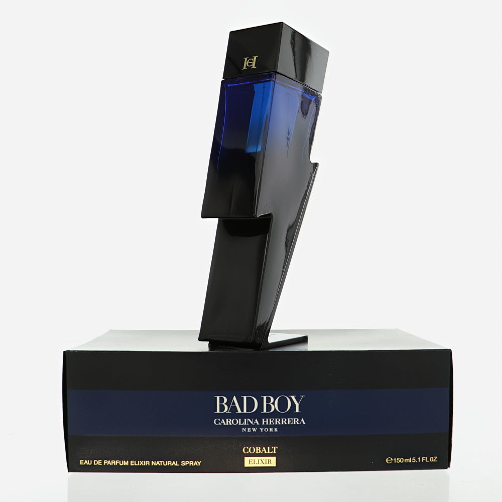 Bad Boy Cobalt Elixir By Carolina Herrera Cologne 5.1 Oz Eau De Parfum Spray For Men - Box
