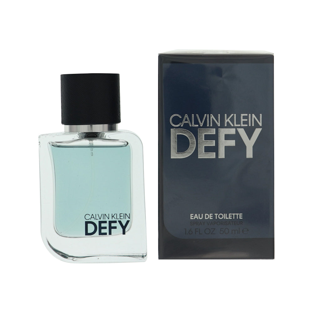 Defy By Calvin Klein Cologne 1.6 Oz Eau De Toilette Spray For Men - Box