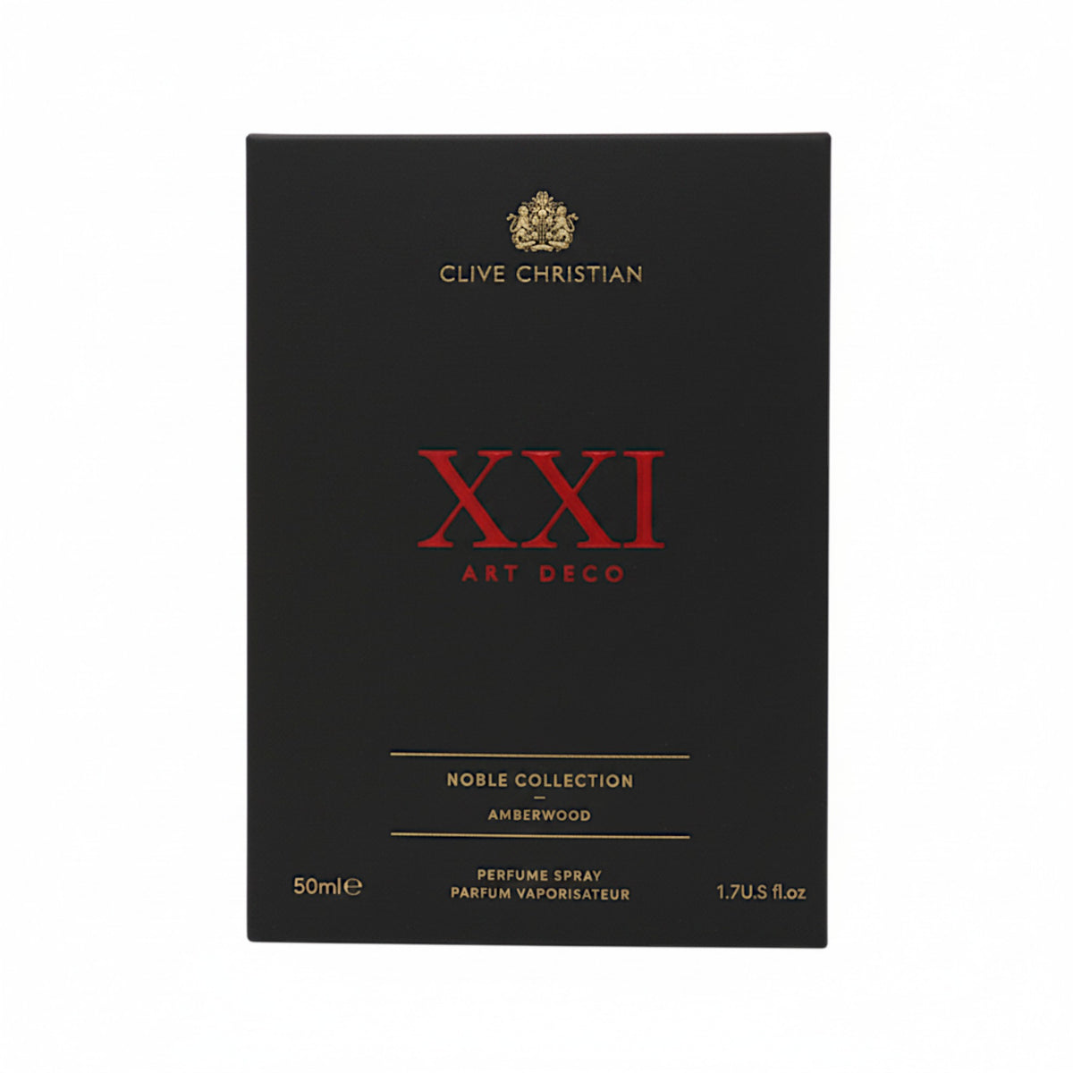 Xxi Noble Collection Art Deco Amberwood by Clive Christian 1.7 Oz Parfum Spray In Box for Men