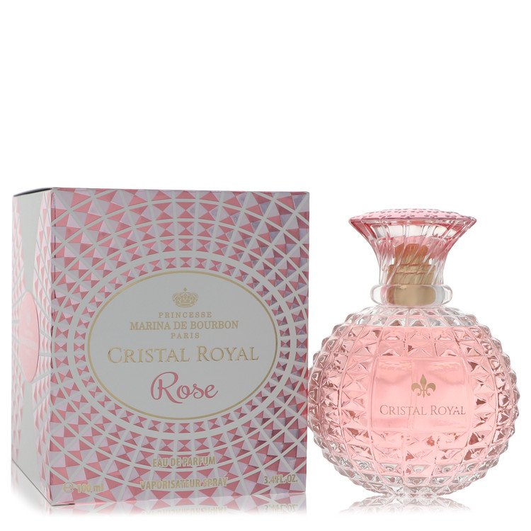 Marina De Bourbon Cristal Royal Rose by Marina De Bourbon 3.4 Oz Eau De Parfum Spray for Women