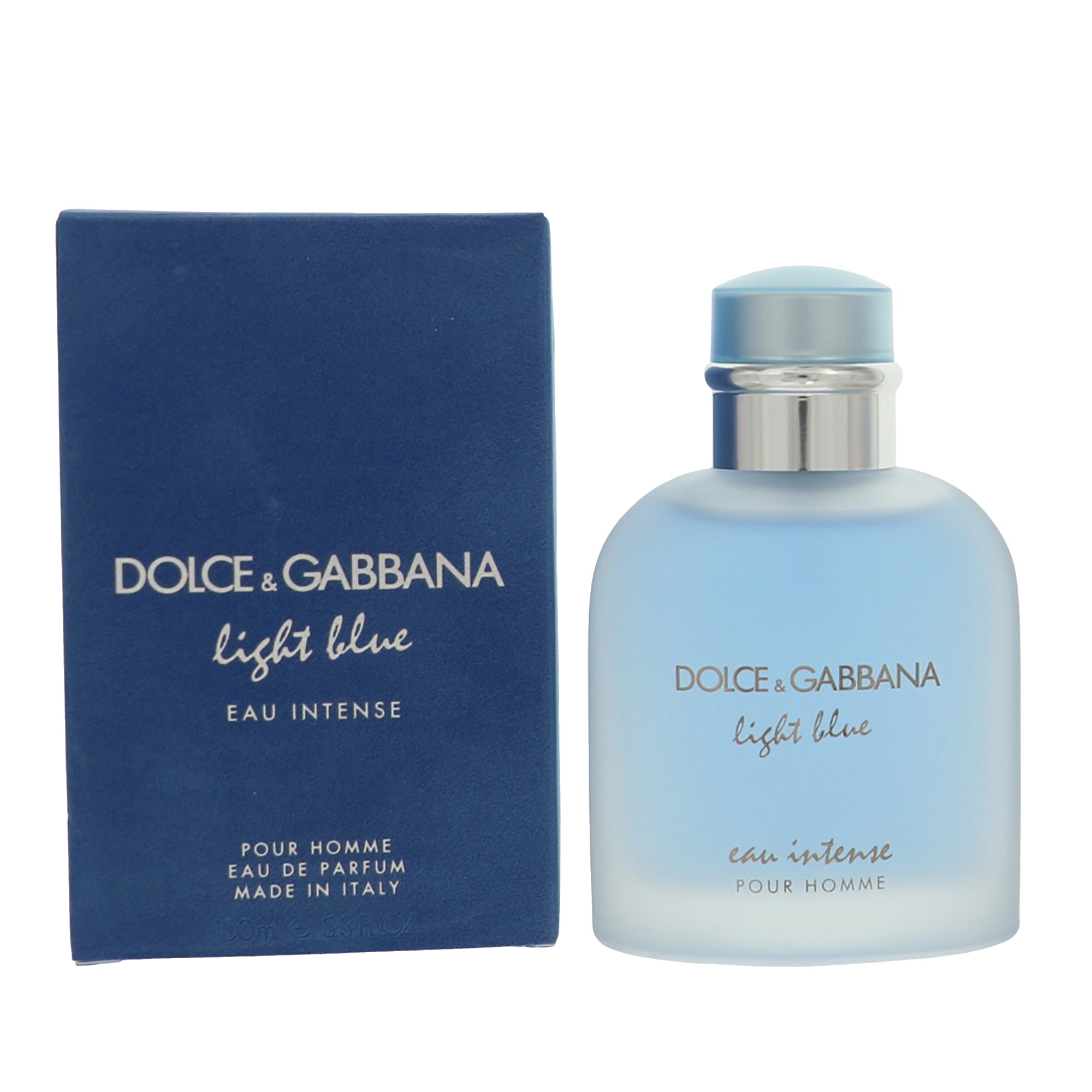 D & G Light Blue Eau Intense By Dolce & Gabbana 3.3 Oz Eau De Parfum Spray For Men In Box