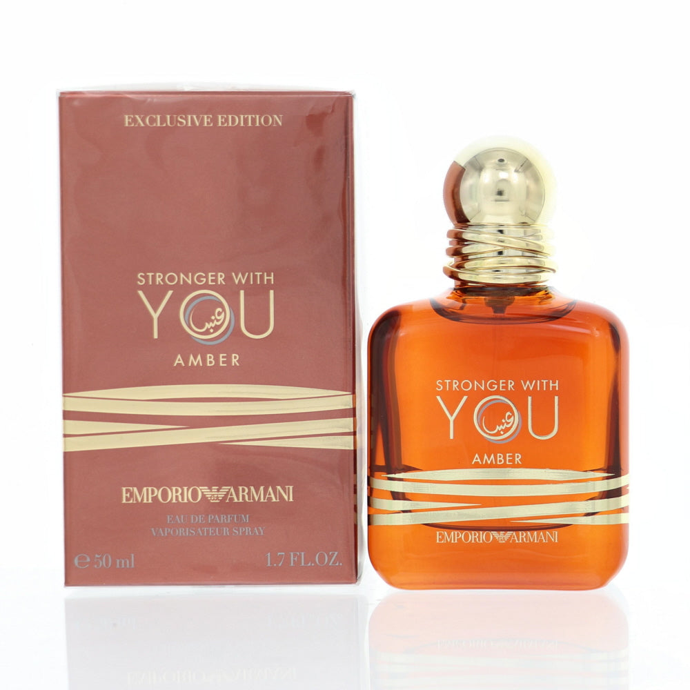 Emporio Armani Stronger With You Amber By Giorgio Armani Cologne 1.7 Oz Edp Spray For Men - Box