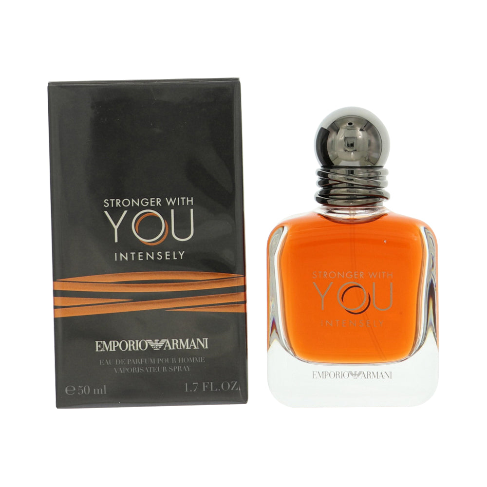 Emporio Armani Stronger With You Intensely By Giorgio Armani Cologne 1.7 Oz Eau De Parfum Spray For Men - Box