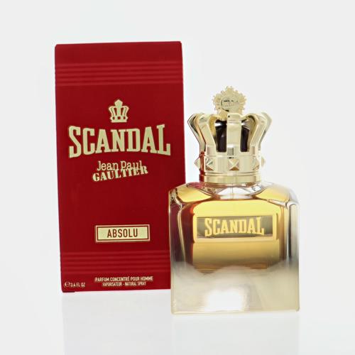 Scandal Absolu By Jean Paul Gaultier Cologne 3.4 Oz Eau De Parfum Spray For Men - Box