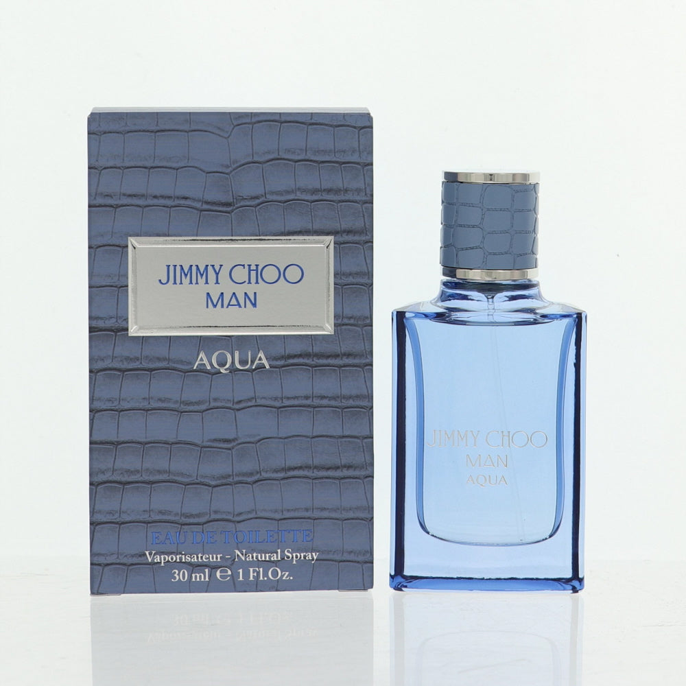 Jimmy Choo Man Aqua By Jimmy Choo Cologne 1.0 Oz Eau De Toilette Spray For Men - Box