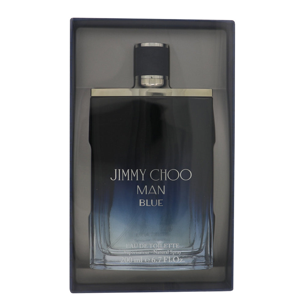 Jimmy Choo Man Blue 6.8 Oz Eau De Toilette Spray for Men