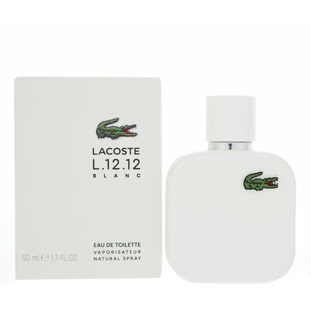 Lacoste Eau De Lacoste L.12.12 Blanc By Lacoste 1.7 Oz Eau De Toilette Spray For Men In Box