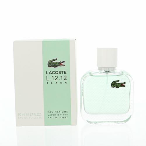 L.12.12 Blanc By Lacoste Cologne 1.7 Oz Eau De Toilette Spray For Men - Box