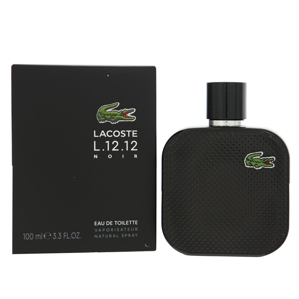 Lacoste Eau De Lacoste L.12.12 Noir By Lacoste 3.3 Oz Eau De Toilette Spray For Men In Box