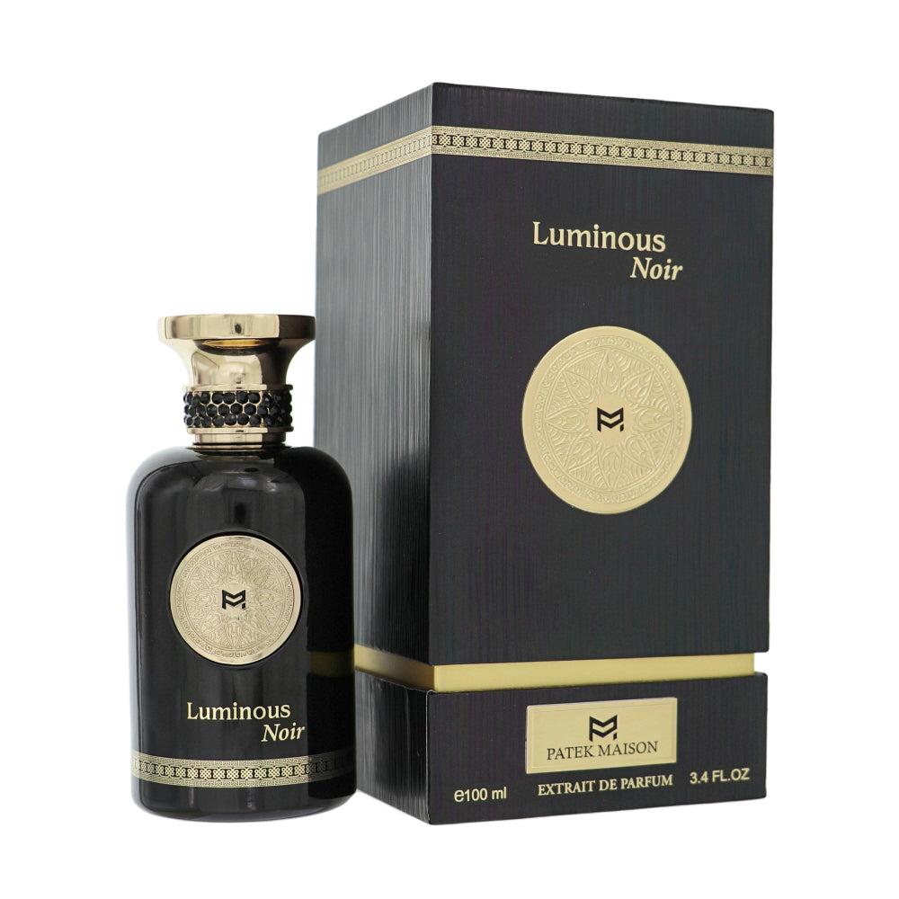 Luminous Noir By Patek Maison Cologne 3.4 Oz Extrait De Parfum Spray For Men - Box