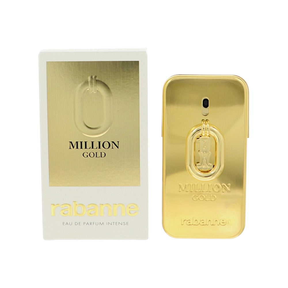 Million Gold Intense by Paco Rabanne 1.7 Oz Eau De Parfum Spray In Box for Men