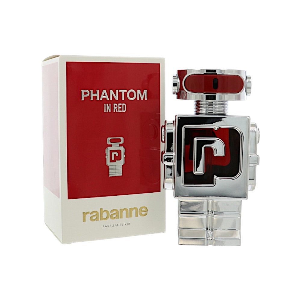Paco Rabanne Phantom In Red Elixir by Paco Rabanne 3.4 Oz Parfum Spray for Men